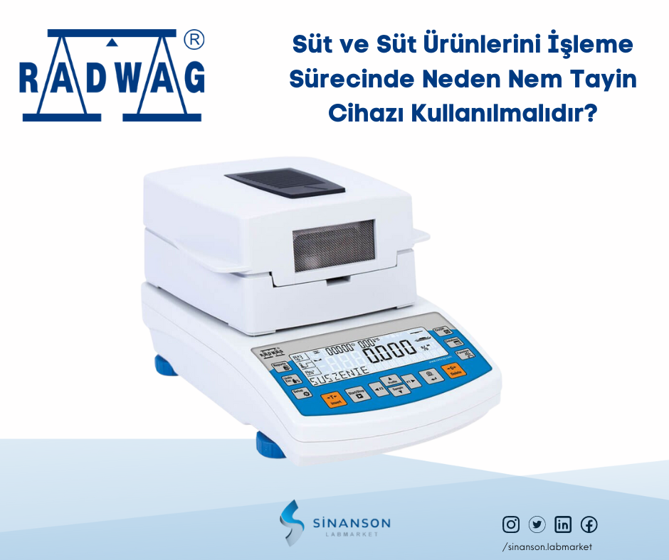 Süt ve Süt Ürünlerini İşleme Sürecinde Neden Nem Tayin Cihazı Kullanılmalıdır?