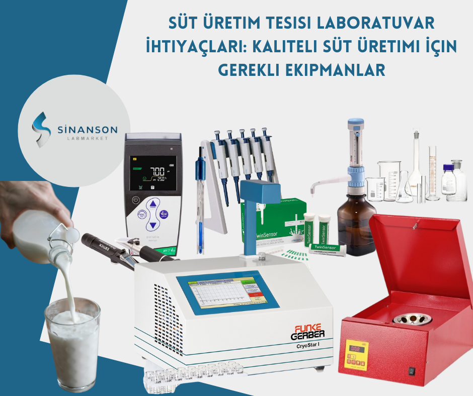 Süt Üretim Tesisi Laboratuvar İhtiyaçları: Kaliteli Süt Üretimi İçin Gerekli Ekipmanlar