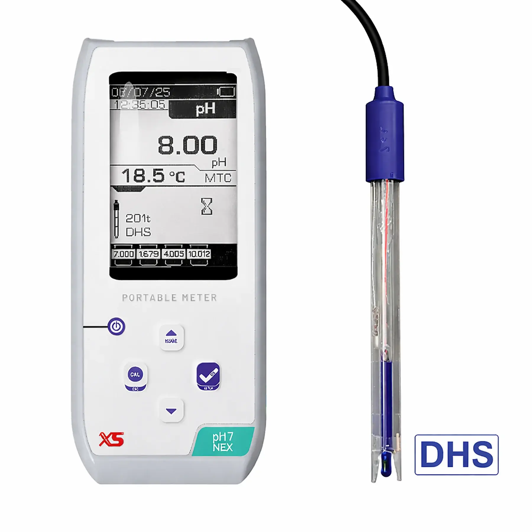 XS | PH 7 NEX Portatif Ph Metre ( 201 T DHS Elektrodu ile)