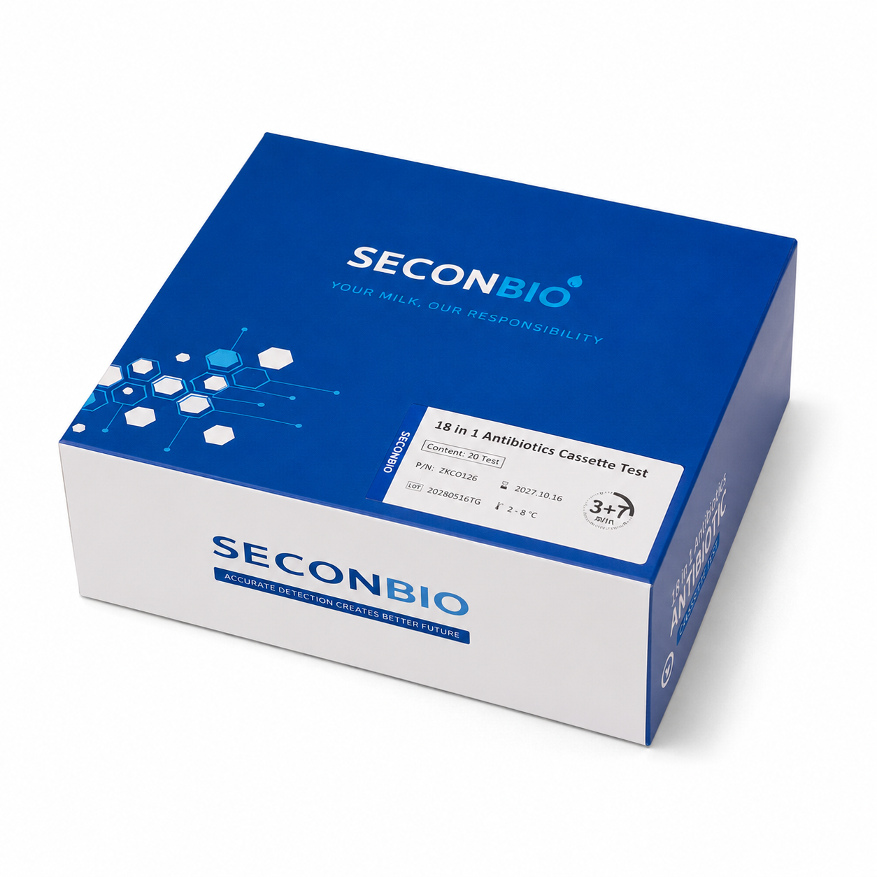 SECONBIO | 18 in 1 Antibiotics Cassette Test