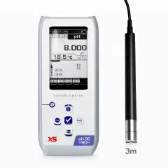 XS | pHDO NEX Portatif Multiparametre pH / ORP / ISE / Çözünmüş Oksijen Ölçüm Cihazı – 3 m Optik DO Sensörlü