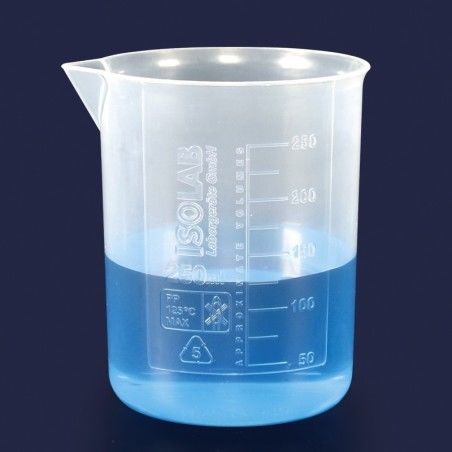 İSOLAB |  BEHERLER-Polipropilen-KISA FORM-KABARTMA BASKILI  1000 ml