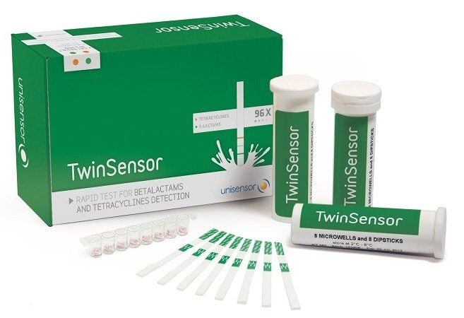 Unisensor |  Twinsensor Antibiyotik Test Kiti Beta-laktam ve Tetrasiklin grubu
