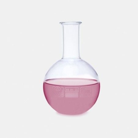 İSOLAB | Balonlar-Şeffaf-Cam-DİBİ DÜZ  4000 ml