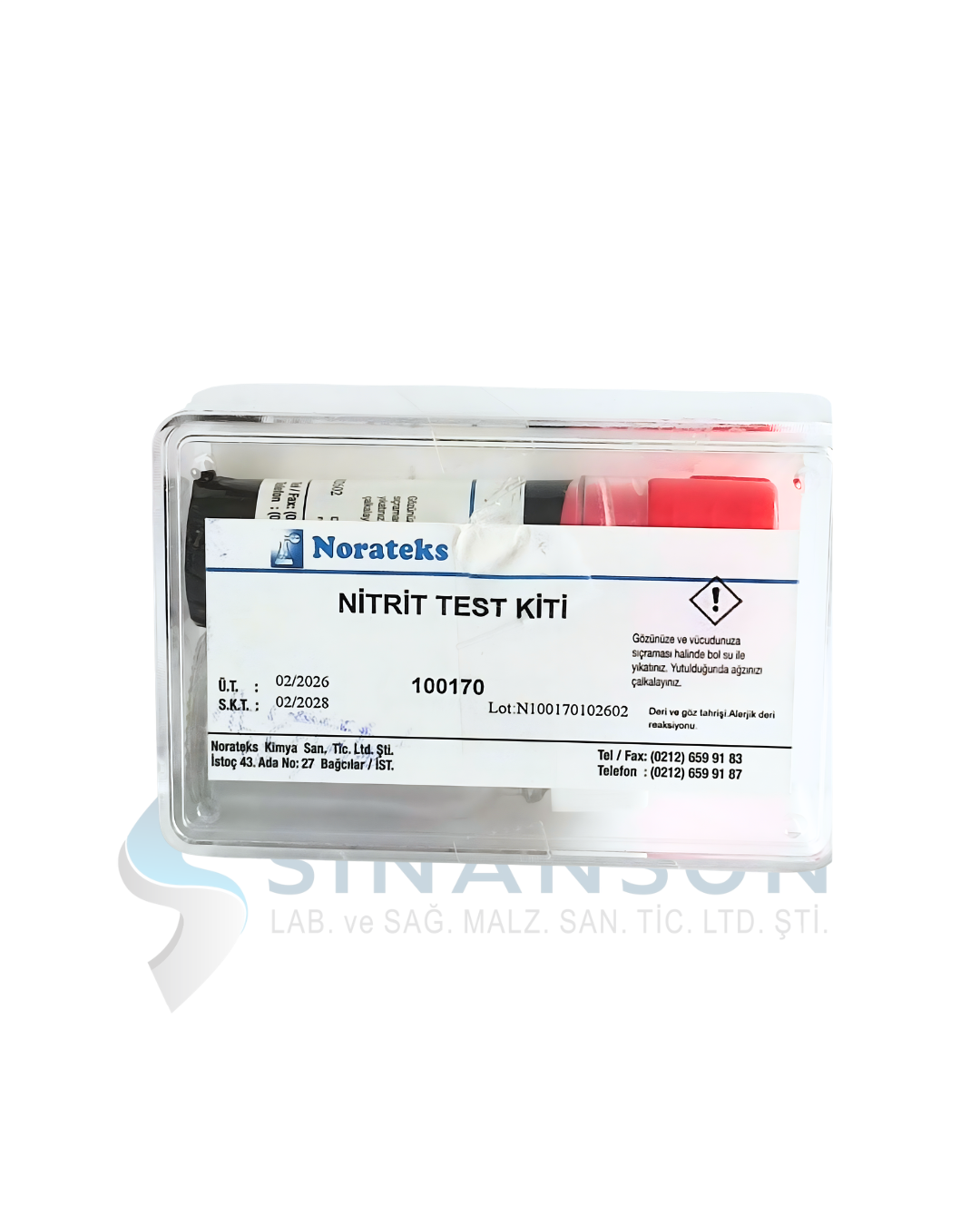 NORATEKS | NİTRİT TEST KİTİ ( 0,05 – 0,1 – 0,25 – 0,5 – 1)