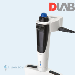 DLAB |dPette+  Çok Fonksiyonlu Otomatik Elektronik Dijital Ekranlı 8 Kanallı Pipet 0.5μL-10μL