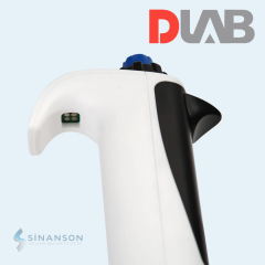 DLAB |dPette+  Çok Fonksiyonlu Otomatik Elektronik Dijital Ekranlı 8 Kanallı Pipet 15μL-300μL