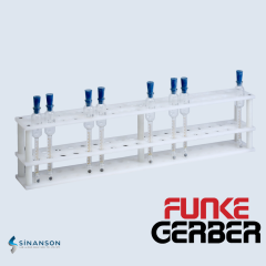 Funke Gerber Butirometre Standı | 36 Numune için (PP plastik)