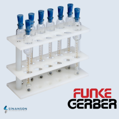 Funke Gerber Butirometre Standı | 12 Numune için (PP plastik)