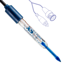 XS Instruments Cam gövdeli Ucu Sivri Ph elektrodu 2-pore T NTC kablolu BNC soketli