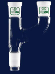İSOLAB |  Adaptör-Çoklu-2 Boyunlu-Paralel-Dişi Şilif : NS 24/29-Erkek Şilif : NS 24/29-Paralel Dişi Şilif : NS 24/29