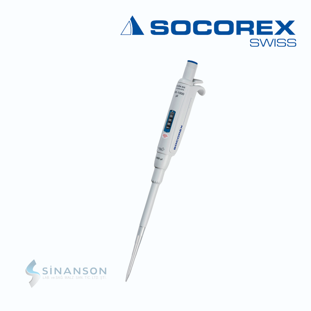 Socorex | Acura 825 Model Mikro Pipetler 1-10ul