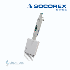 Socorex | Acura 855 Model 8 Kanallı Pipetler 0.5-10ul
