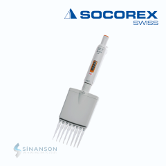 Socorex | Acura 855 Model 8 Kanallı Pipetler 40-350ul