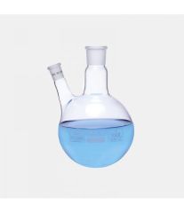 ISOLAB | Balon - Şeffaf - Cam - Şilifli Boyun - Dibi Düz | 500ml