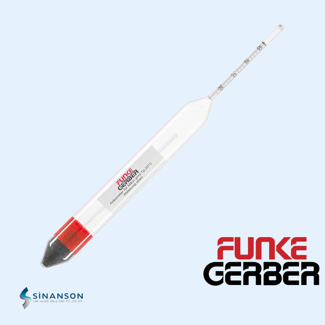 Funke Gerber | Laktodensimetre Süt T = 15 ° C