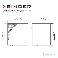 Binder | ED 56 Sterilizatör Etüv +50..+300 °C