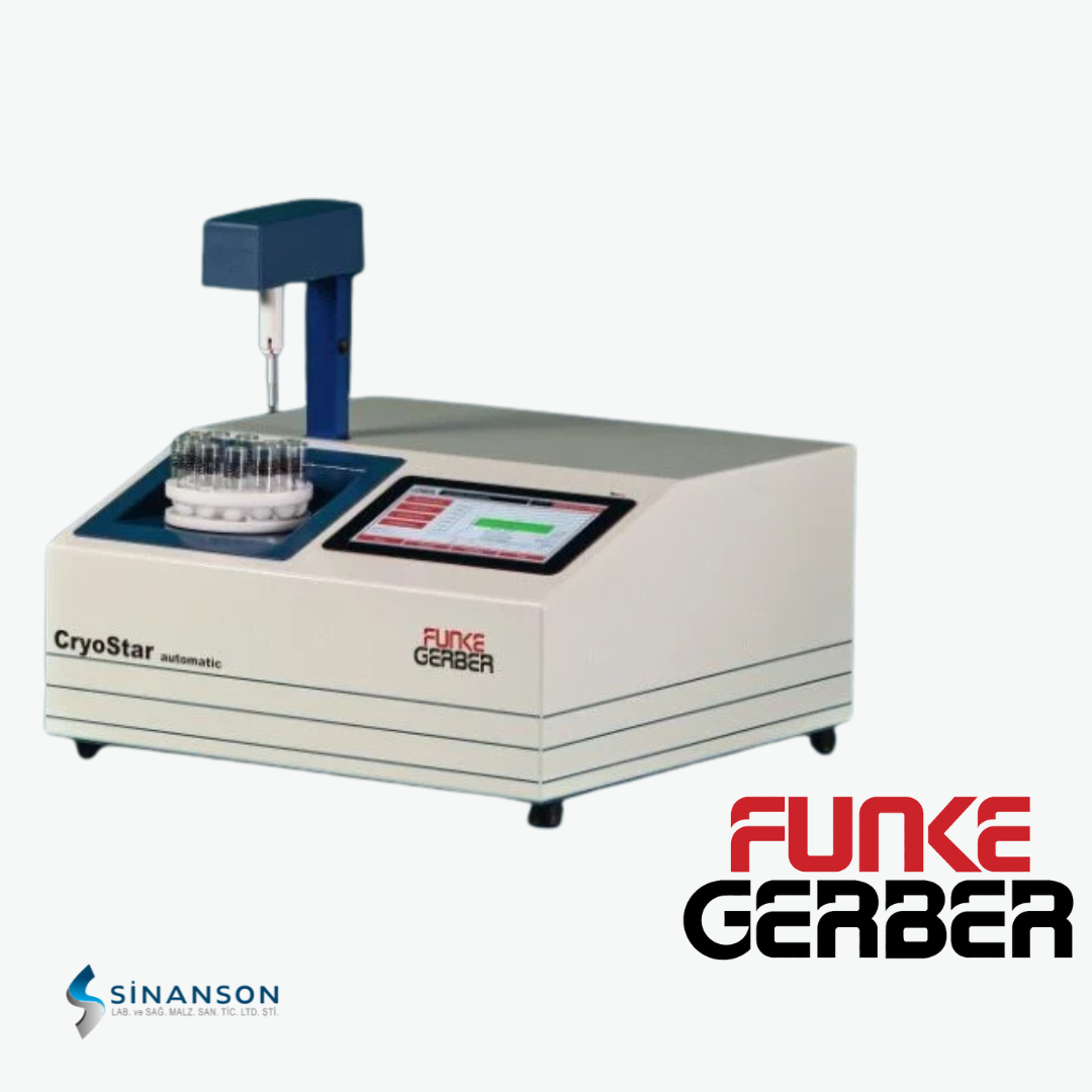 Funke Gerber 7190 Cryostar Automatic Sütte Donma Noktası Tayin Cihazı