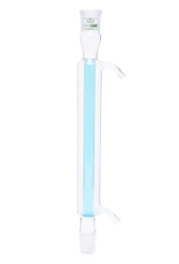 İSOLAB | Soğutucu - Düz - 250 mm-Dişi Şilif : NS 24/29 -Erkek Şilif : NS 24/29-Cam Yan Kol