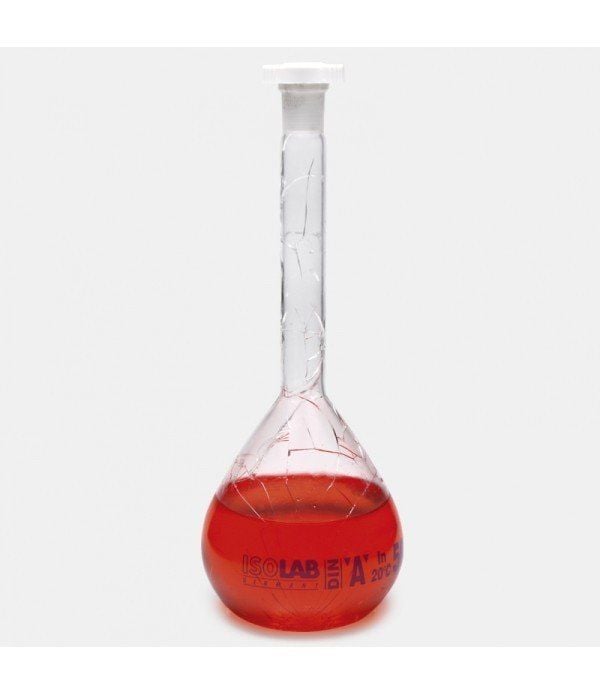 ISOLAB | Balon Joje - Yüzey Kaplı - Cam - Şeffaf - Class A |  Ns 19/26 / 400 ml / 2 Adet