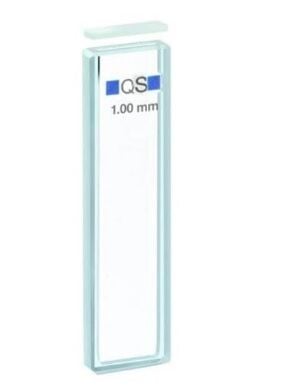 Hellma 100-1-40   Macro Cell, Type 100-QS, high performance Quartz Glass, WL 200-2500 nm, Pathlength 1 mm, Glass lid, 350 µl