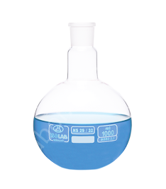 İSOLAB |  Balon-Cam-Dibi Düz-Şilifli-250 ml-NS 29/32