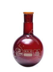 İSOLAB | Balon-Dibi Yuvarlak-Amber-Şilifli-1000 ml-Ns29/32