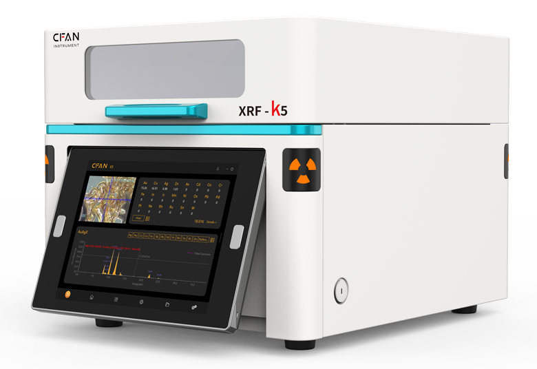 CFAN Instruments XRF-K5 Değerli Metal Maden Altın Gümüş Platin Bakır Krom Analiz Cihazı