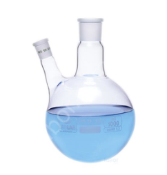 İSOLAB | Balon-Dibi Yuvarlak-2 Boyunlu-Yan Dişi Şilif-Merkez Boyun : NS 29/32-Yan Dişi Şilif : NS 29/32-250 ml