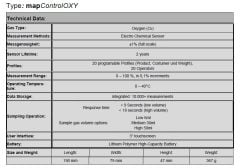 IBEDA MAP CONTROL OXY Vakumlu Ambalaj içi Modifiye Atmosfer Oksijen Gazı Ölçüm Cihazı
