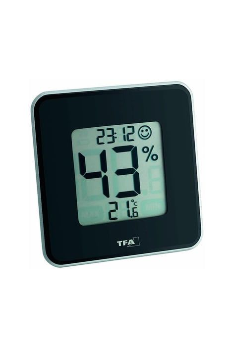 TFA | 30.5021.01 'Style' Sıcaklık ve Nem Ölçer (Saatli)