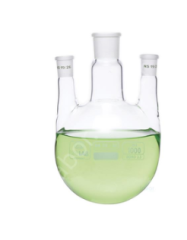 İSOLAB | Balon-Dibi Yuvarlak-3 Boyunlu-Paralel Yan Boyun-Merkez Boyun : NS 29/32-Yan Boyun(Lar) : NS 19/26-250 ml