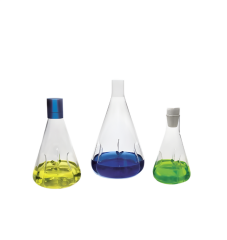 İSOLAB | Erlen - cam - girintili tabanlı - kapaksız - 500 ml