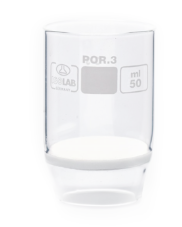 İSOLAB | Kroze-Gooch-Sinter Cam Filtreli-2D-Por 3-50 ml