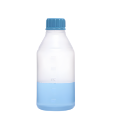 İSOLAB | şişe - ISO - vida kapaklı - orta boyun - P.P - şeffaf - 2000ml