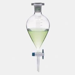 İSOLAB | Ayırma Hunisi-Cam-Armudi-Dereceli-Ptfe Musluklu-250 ml